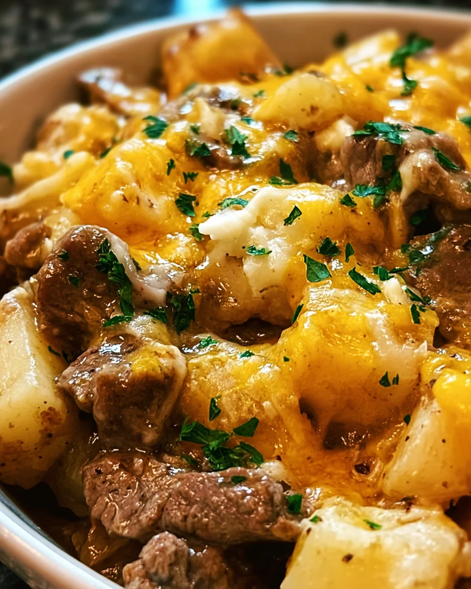 Crockpot Loaded Steak and Potato Bake Recipe 19 Crockpot