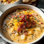 Easy Cheeseburger Soup 22 Easy Cheeseburger Soup