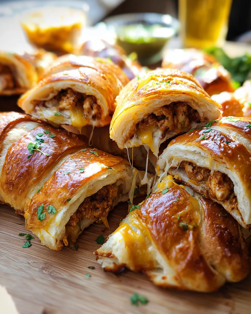 Easy Cheesy Chicken-Filled Crescents