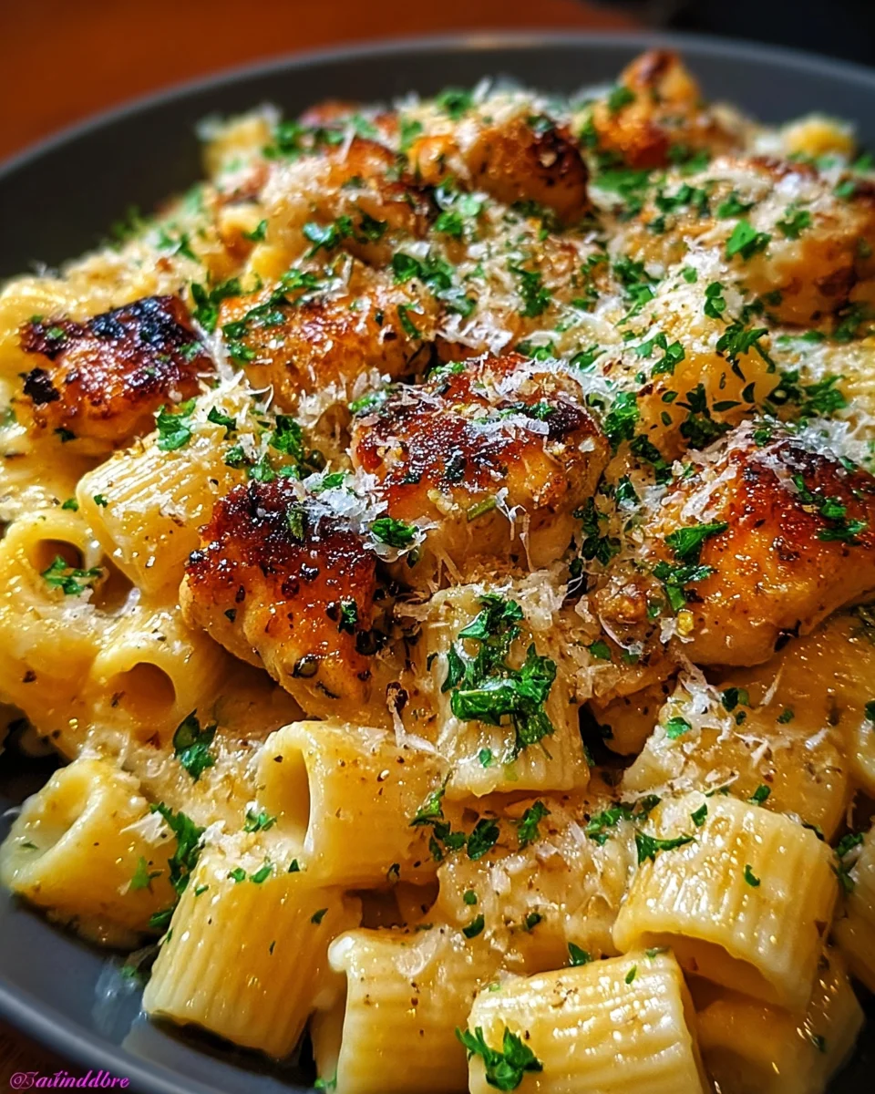 Garlic Butter Chicken with Rigatoni and Parmesan 29 Garlic Butter Chicken with Rigatoni and Parmesan