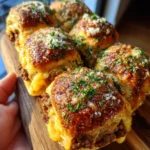 Garlic Parmesan Cheeseburger Bombs 21 Garlic Parmesan Cheeseburger Bombs