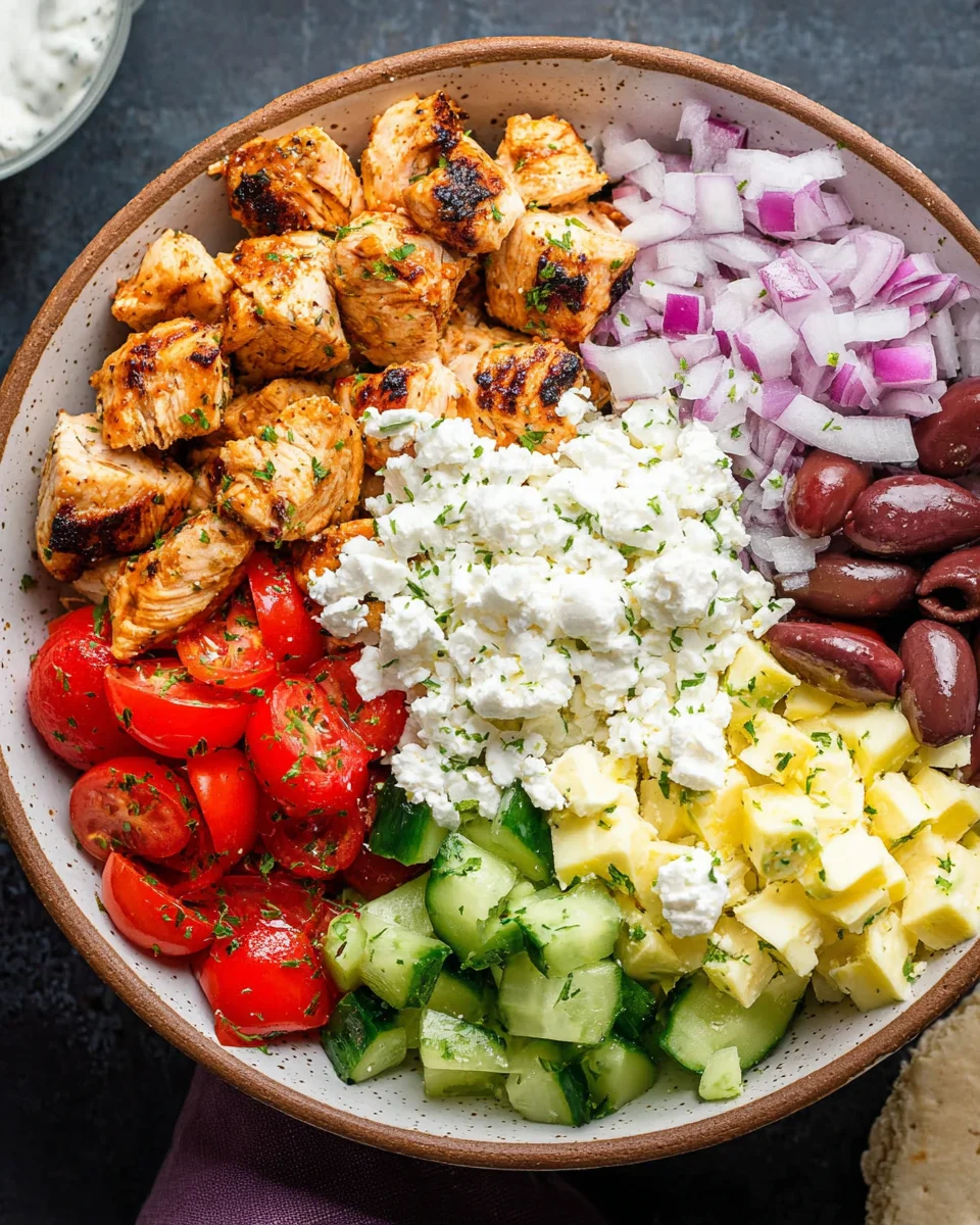 Greek Chicken Bowls 28 Greek