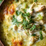 Green Chicken Enchilada Soup