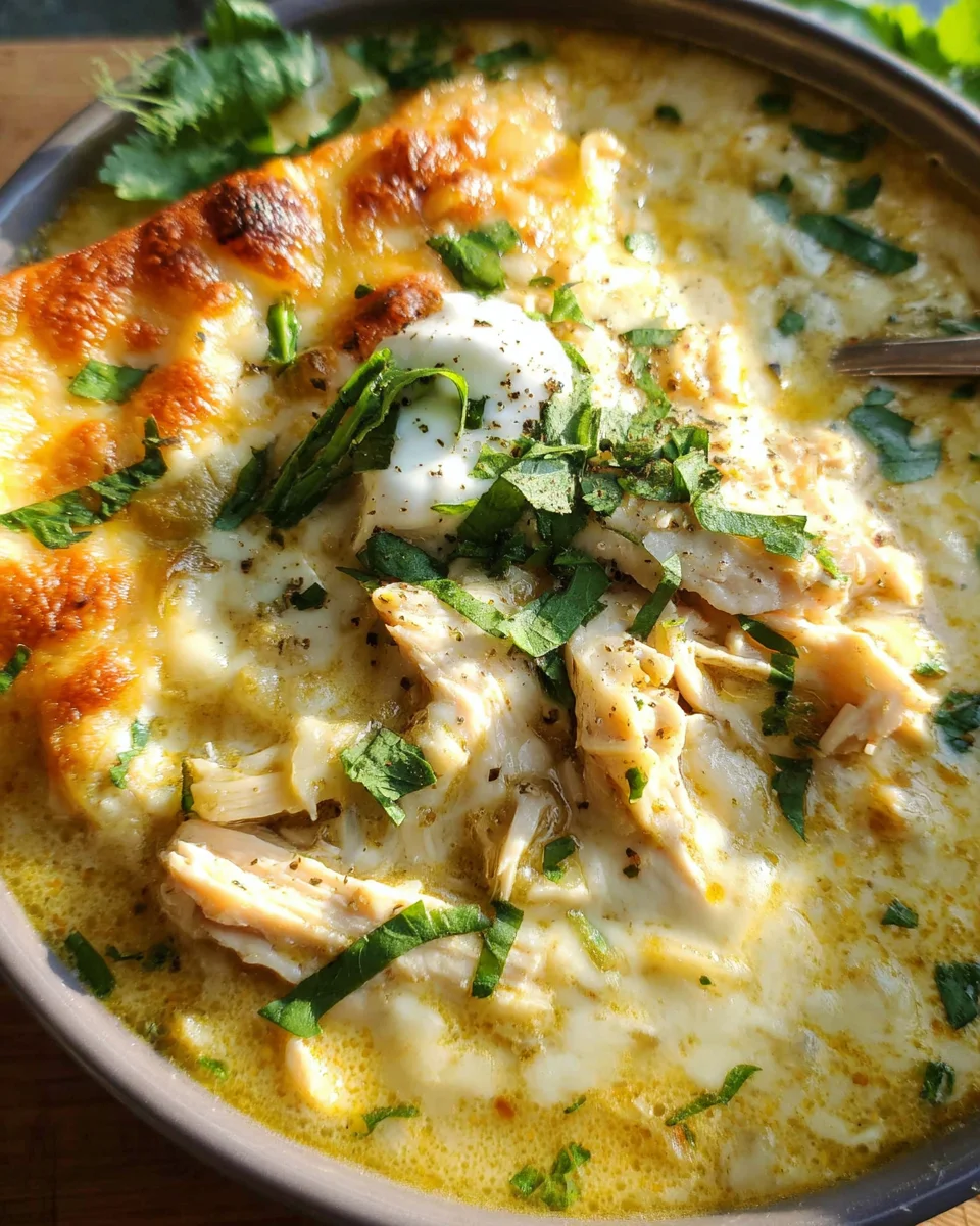 Green Chicken Enchilada Soup 20 Green