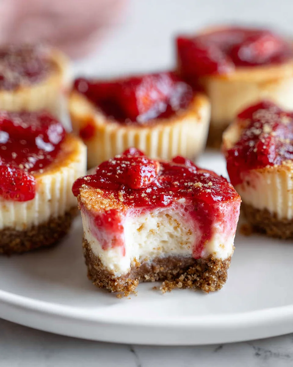 High Protein Healthy Strawberry Cheesecake Bites 20 High