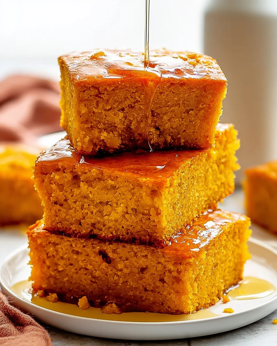 Honey Butter Sweet Potato Cornbread 27 Honey