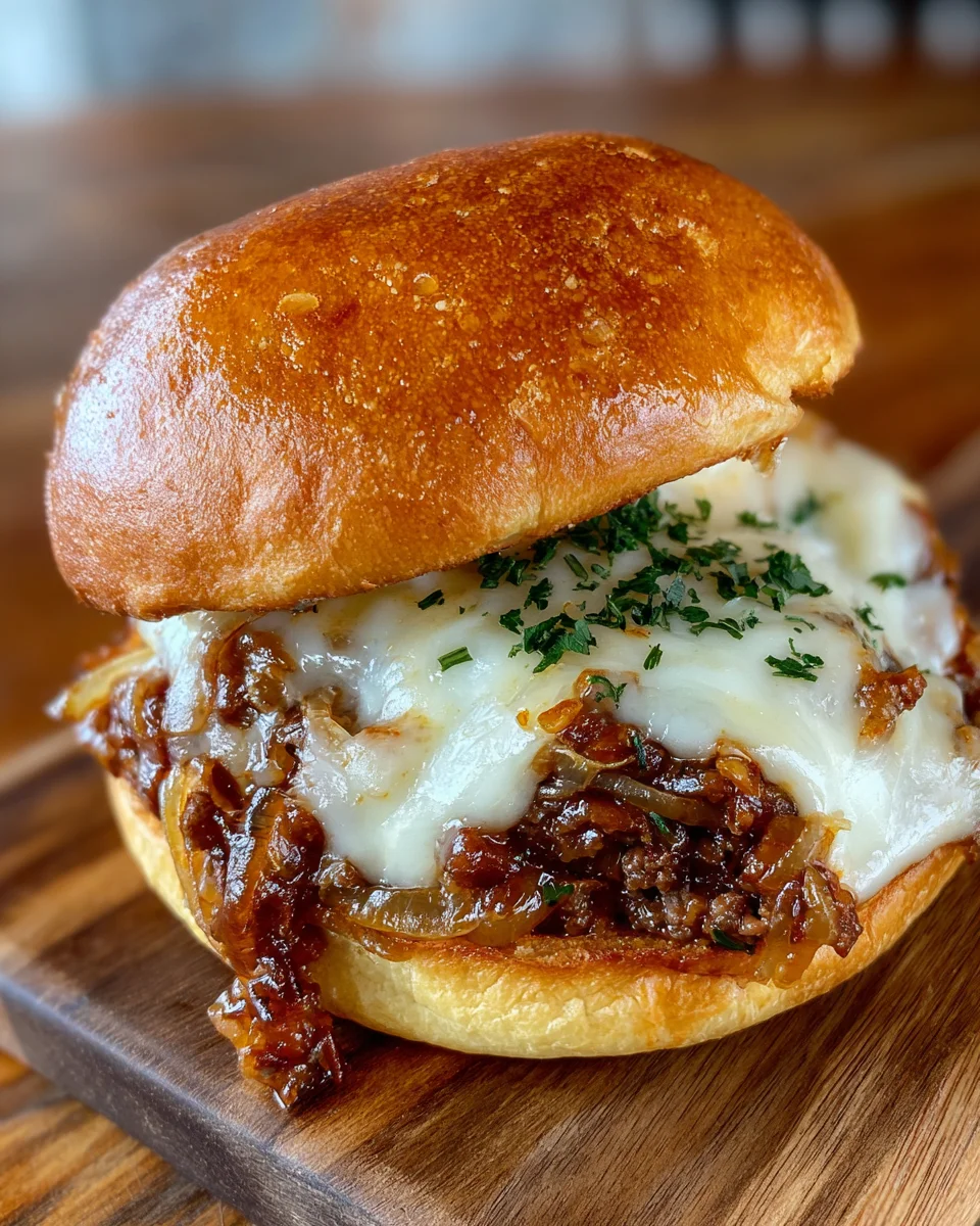 Irresistible French Onion Beef Sloppy Joes 23 Irresistible