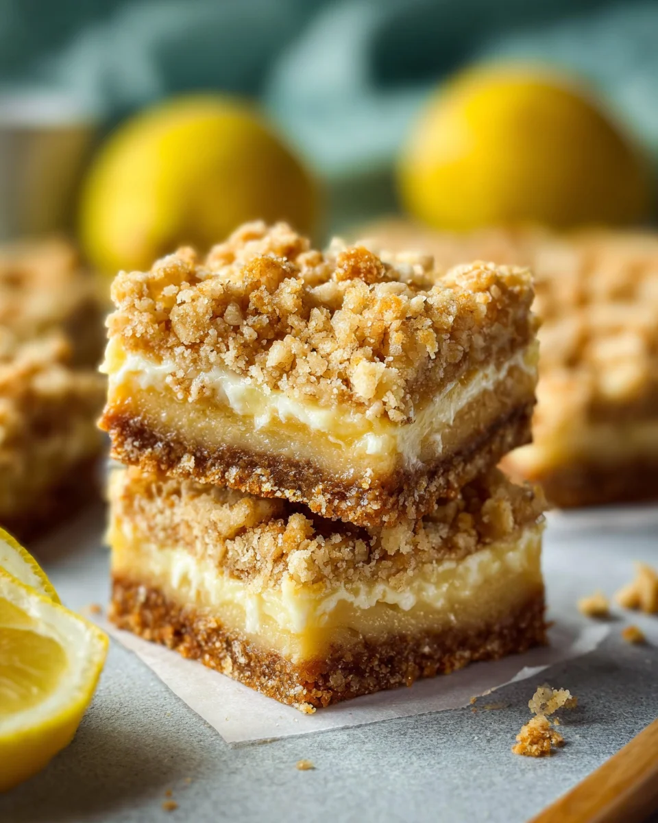 Lemon Oatmeal Crumble Bars 26 Lemon Oatmeal Crumble Bars