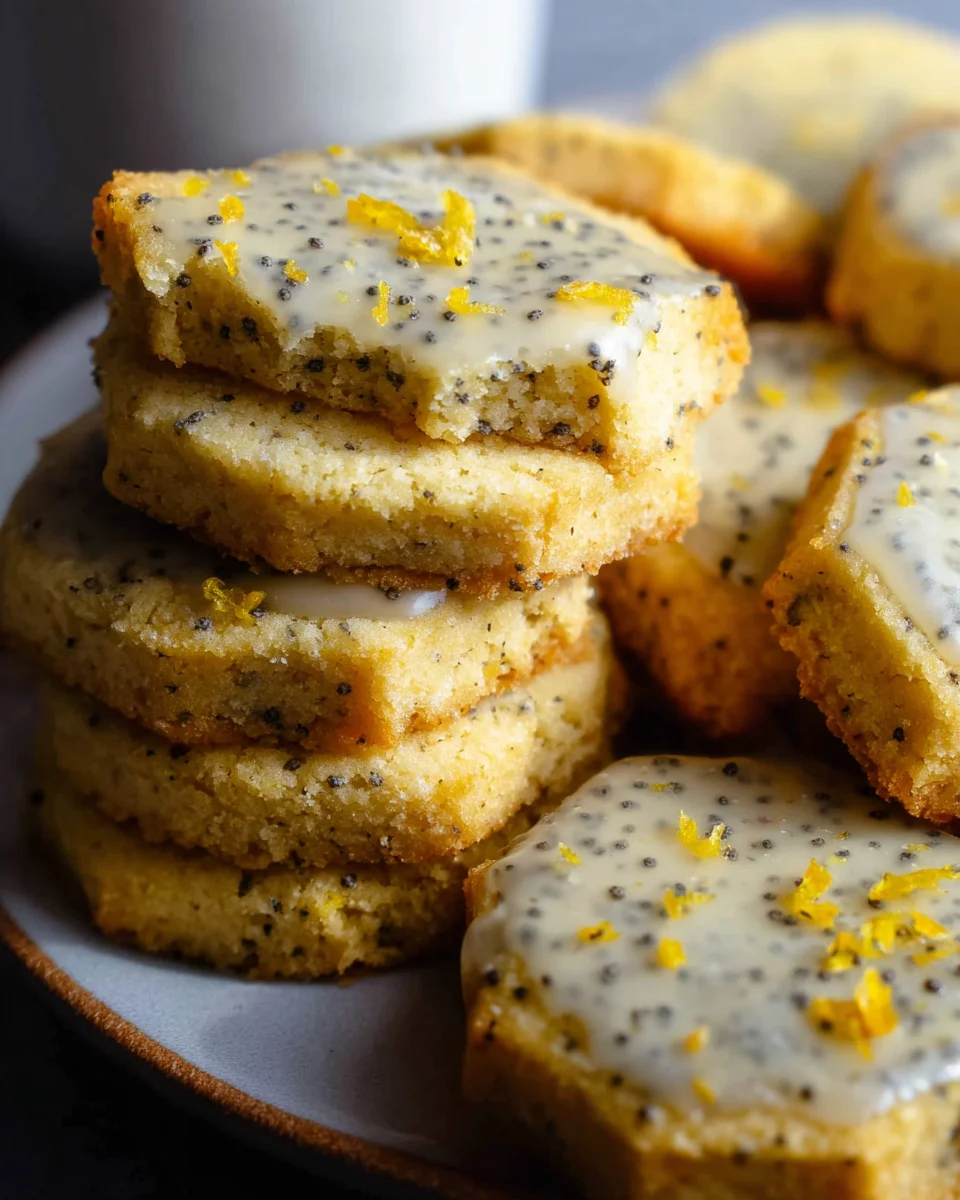 Lemon Poppy Seed Shortbread Cookies 23 Lemon Poppy Seed Shortbread Cookies
