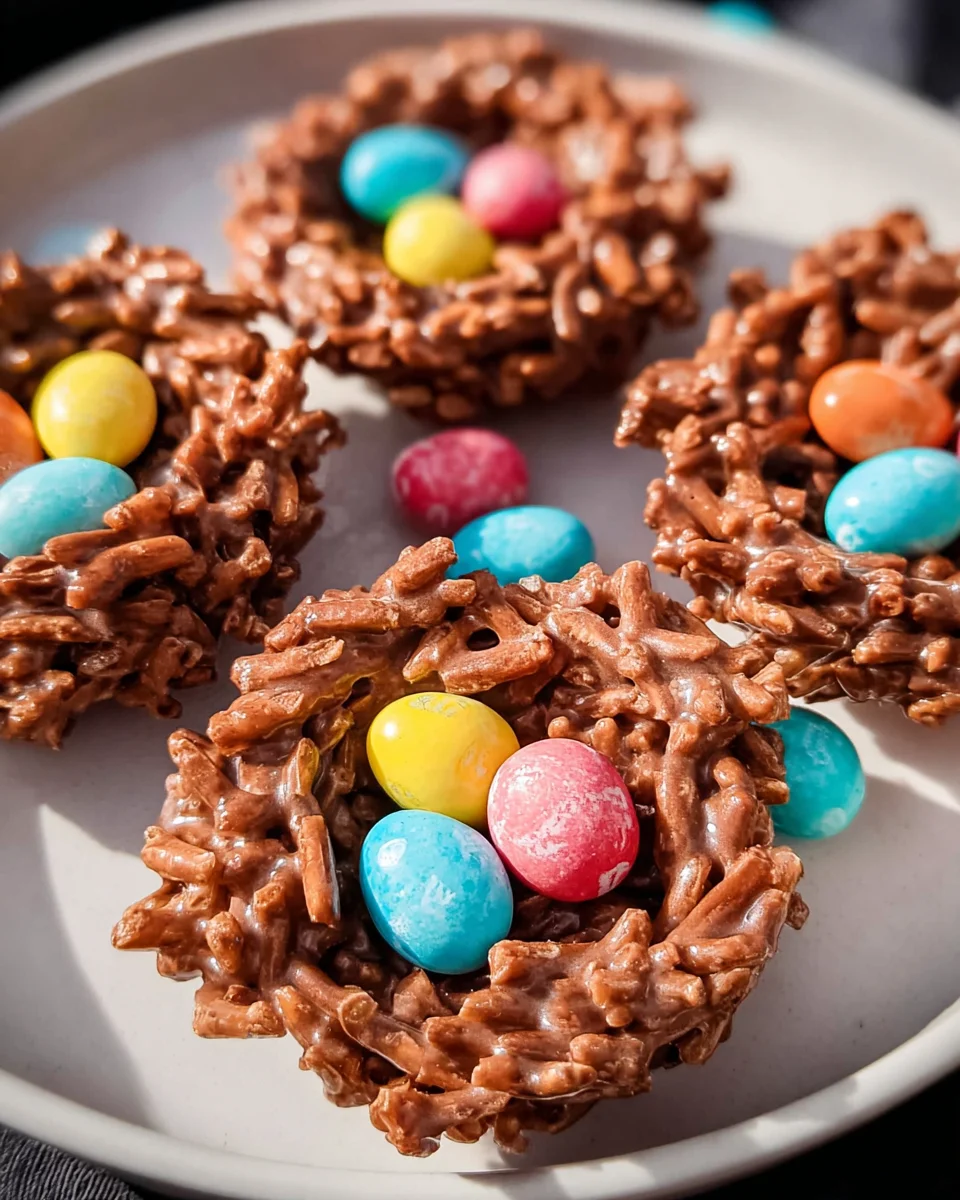 No-Bake Chocolate Bird Nests
