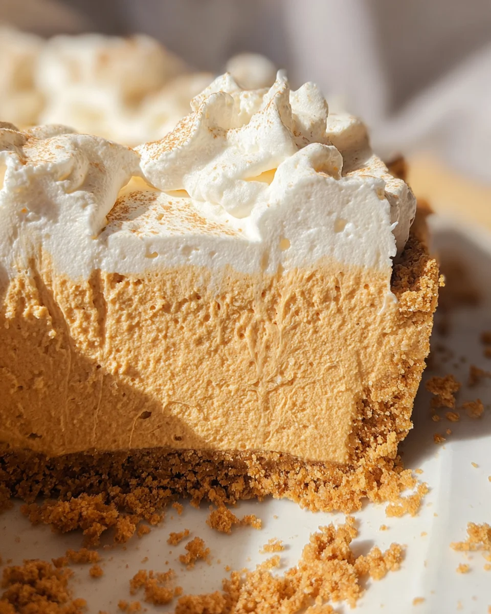 No Bake Marshmallow Pumpkin Pie 18 No