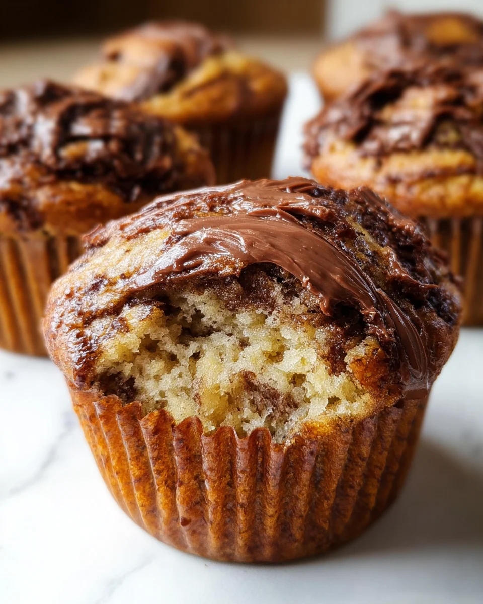 Nutella Banana Muffins 21 Nutella