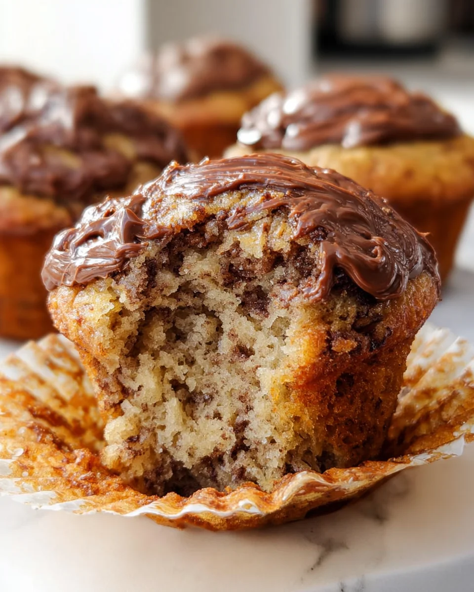 Nutella Banana Muffins 22 Nutella