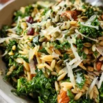 Orzo Kale Salad with Lemon Vinaigrette 25 Orzo Kale Salad with Lemon Vinaigrette