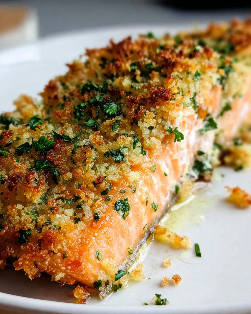 Panko Crusted Salmon