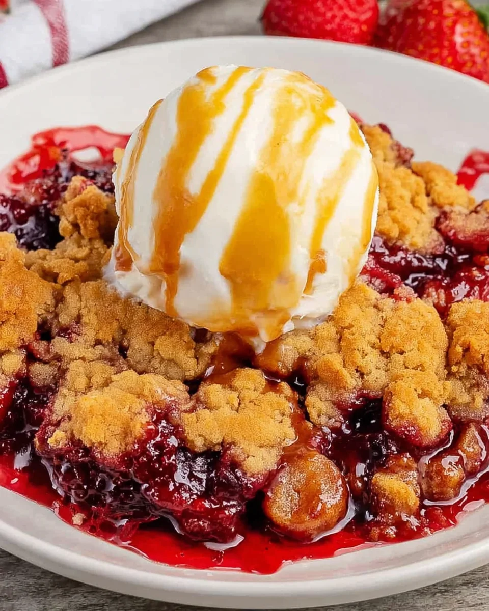 Peanut Butter and Jelly Cobbler 3 Peanut Butter and Jelly Cobbler