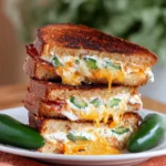 Roasted Jalapeño Popper Grilled Cheese