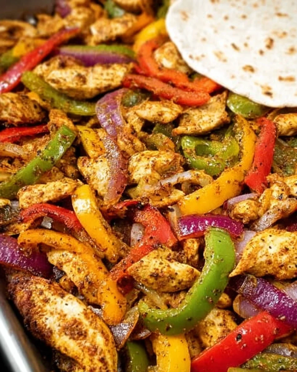 Sheet Pan Chicken Fajitas