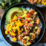 Shrimp and Avocado Bowls with Mango Salsa & Lime-Chili Sauce 21 Shrimp and Avocado Bowls with Mango Salsa & Lime-Chili Sauce