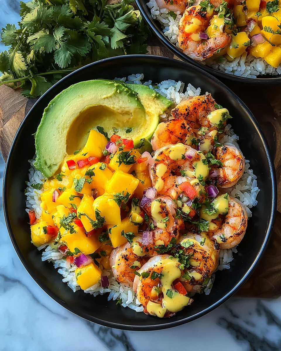 Shrimp and Avocado Bowls with Mango Salsa & Lime-Chili Sauce 22 Shrimp and Avocado Bowls with Mango Salsa & Lime-Chili Sauce