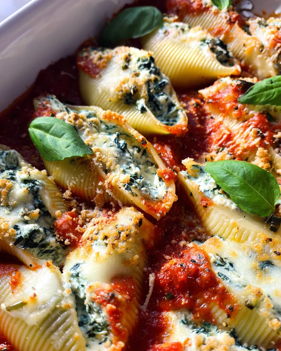 Spinach and Ricotta Stuffed Shells Recipe 23 Spinach and Ricotta Stuffed Shells Recipe