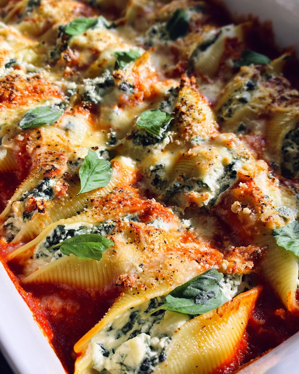 Spinach and Ricotta Stuffed Shells Recipe 20 Spinach