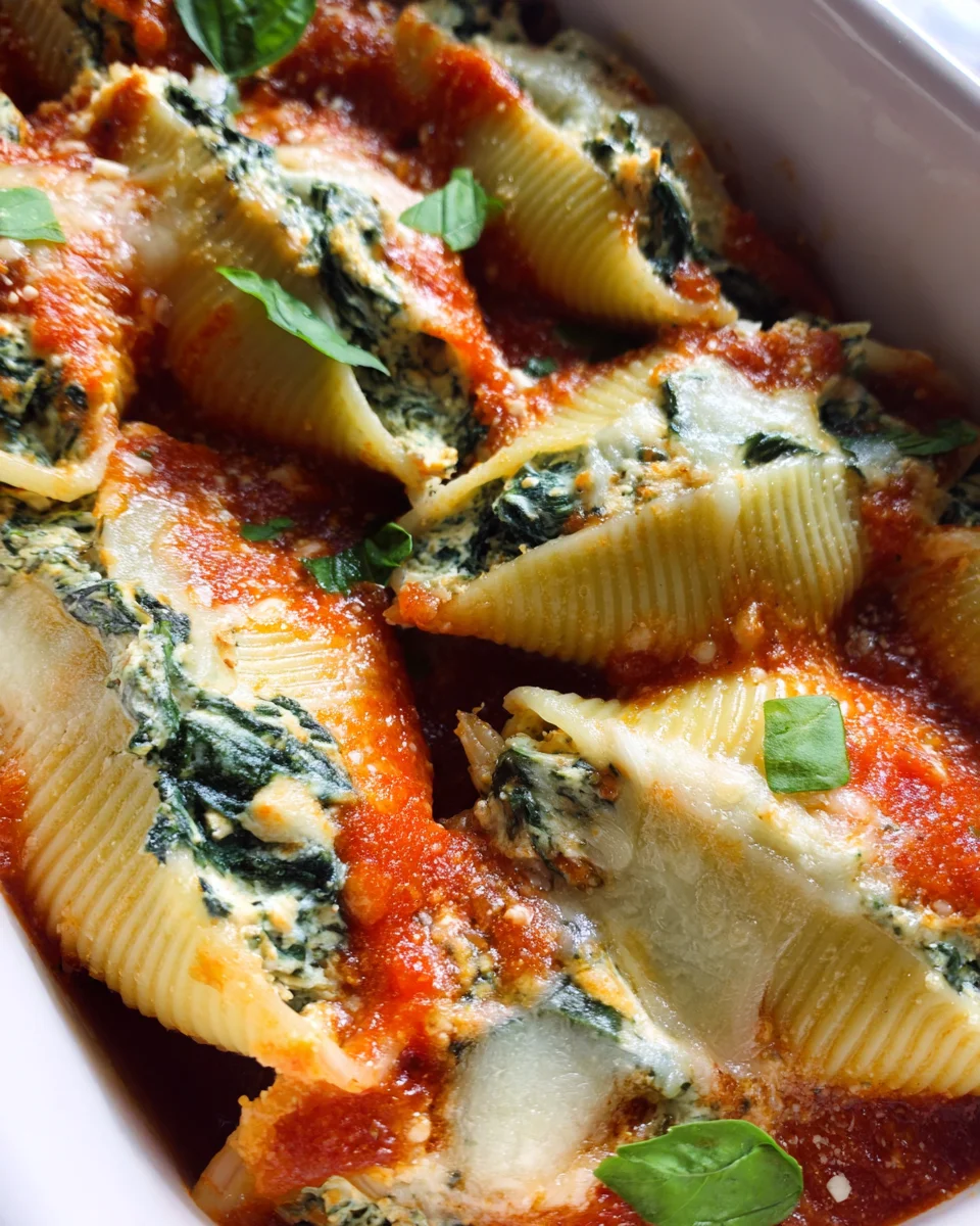 Spinach and Ricotta Stuffed Shells Recipe 21 Spinach