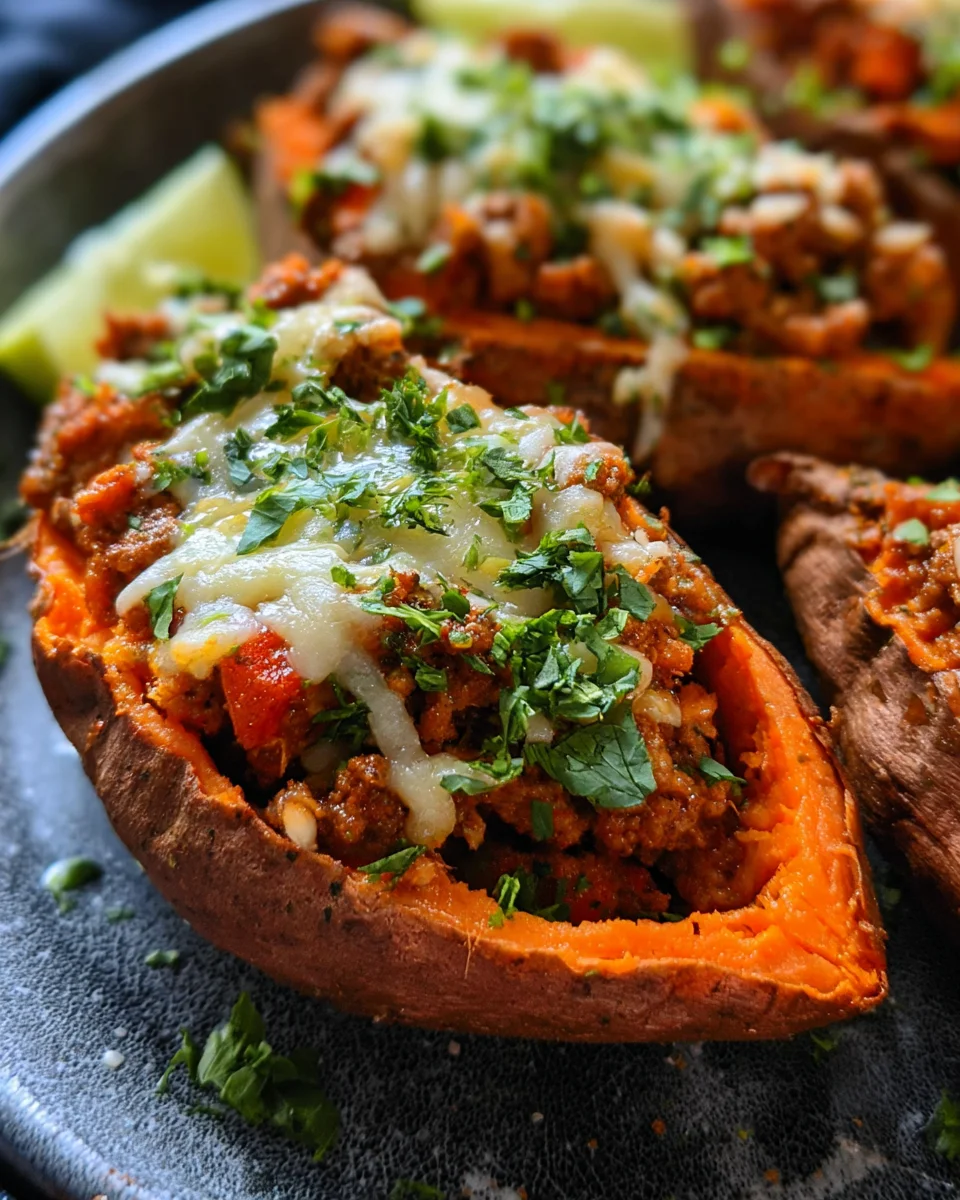 Turkey Taco Stuffed Sweet Potatoes 26 Turkey Taco Stuffed Sweet Potatoes