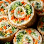 Vegan Veggie Pinwheels with Broccoli and Carrots Recipe 17 Vegan Veggie Pinwheels with Broccoli and Carrots Recipe