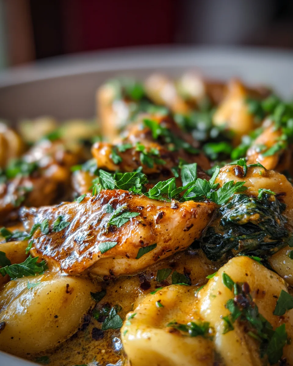 Asiago Chicken Gnocchi