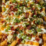 Bacon Cheese Fries with Ranch