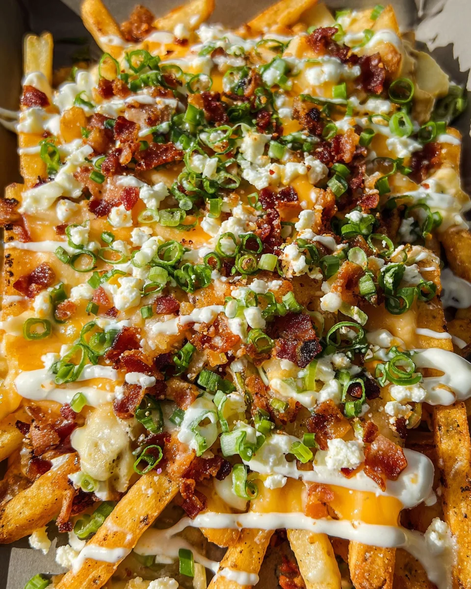 Bacon Cheese Fries with Ranch