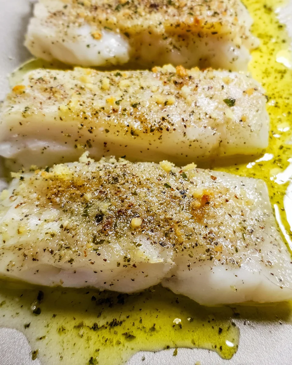 Baked Fresh Cod with Ritz Cracker Gremolata Crumbs
