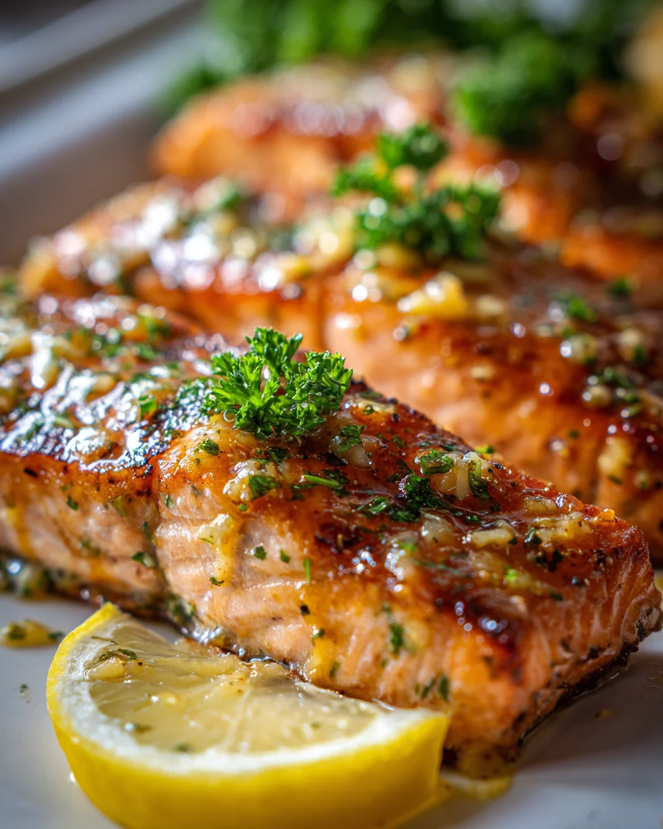 Baked Honey Mustard Salmon