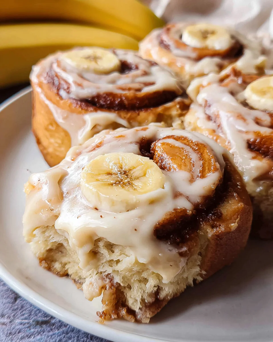 Banana Bread Cinnamon Rolls