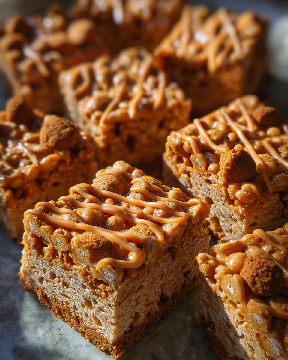 Biscoff Rice Krispie Treats 17 Biscoff