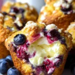 Blueberry Cream Cheese Muffins recipe