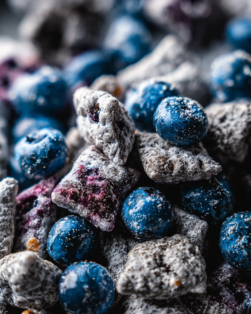 Blueberry Lemon Muddy Buddies
