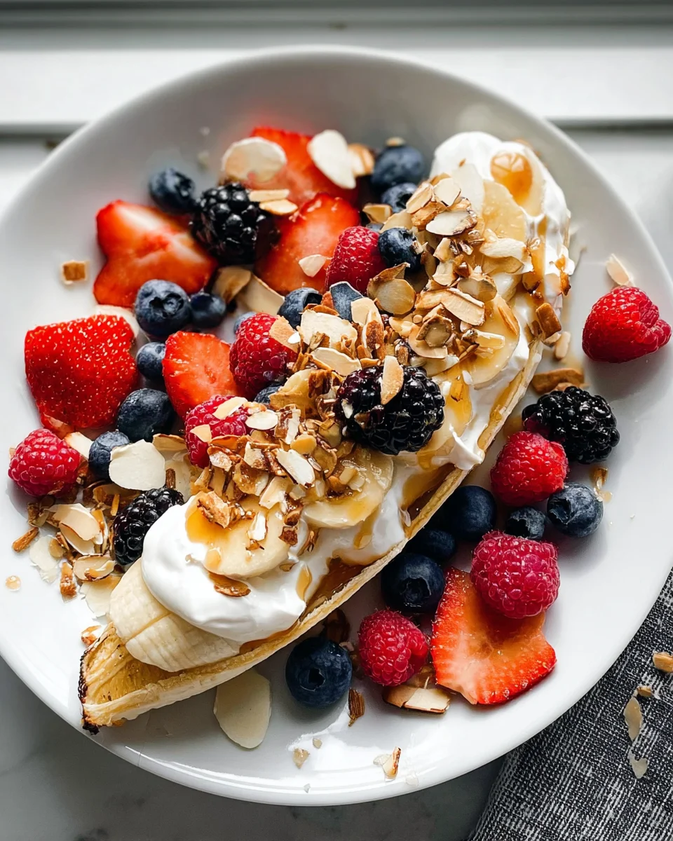 Breakfast Banana Split