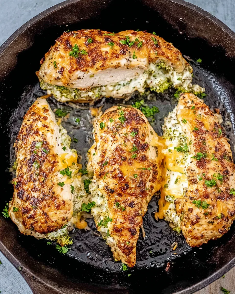 Broccoli Cheddar Stuffed Chicken Breasts 20 Broccoli
