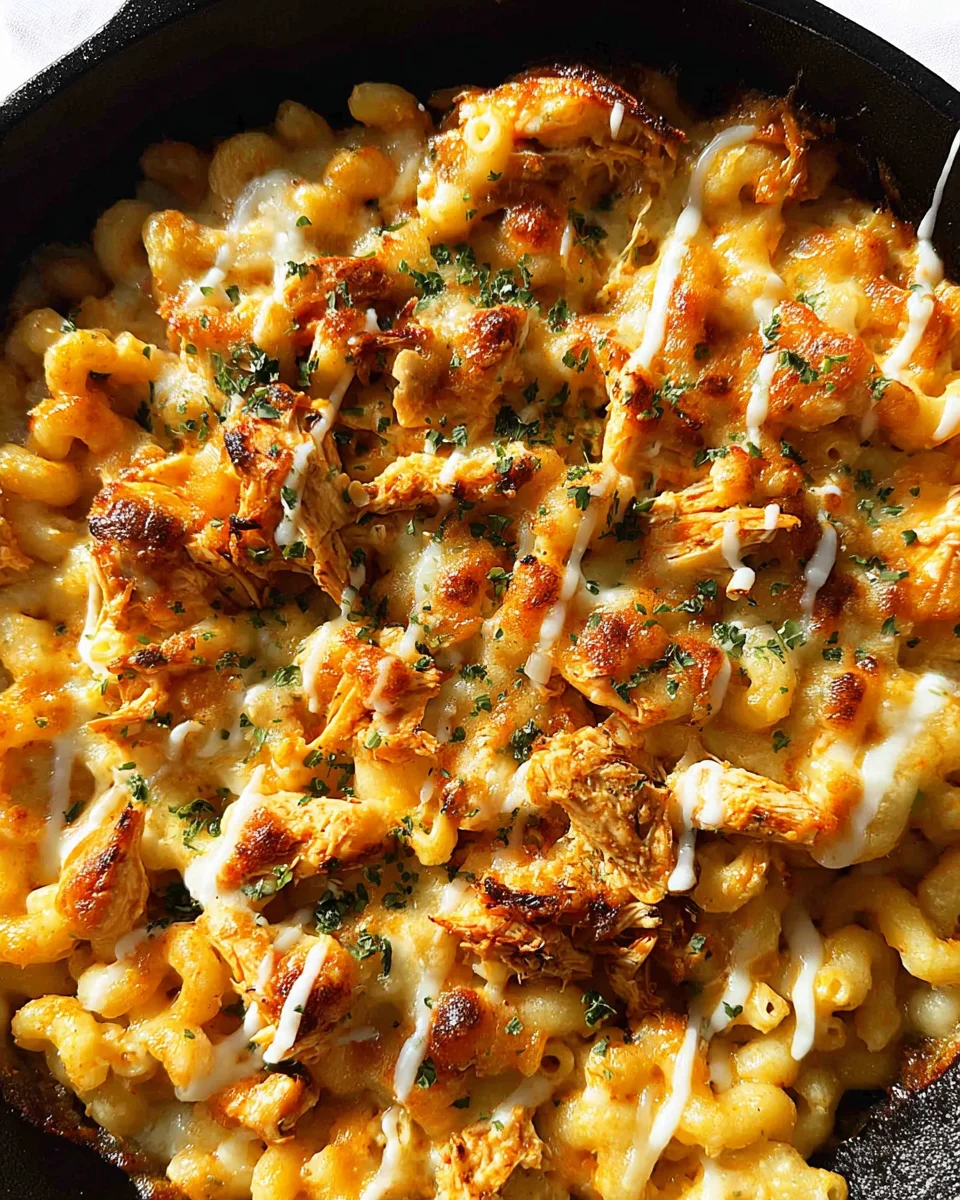 Buffalo Chicken Macaroni and Cheese