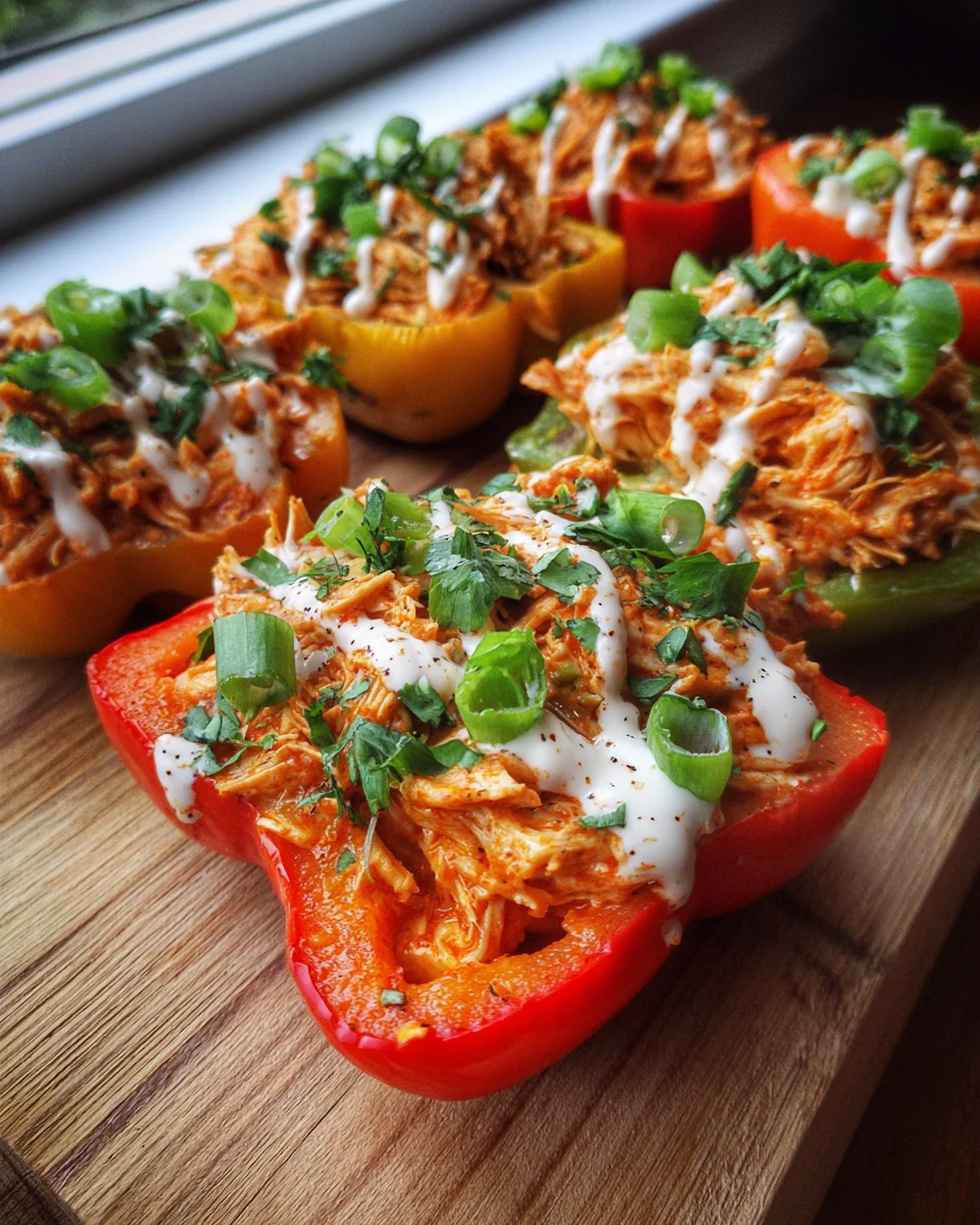Buffalo Chicken Stuffed Peppers 23 Buffalo Chicken Stuffed Peppers