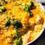 Cheesy Broccoli Chicken and Rice Casserole