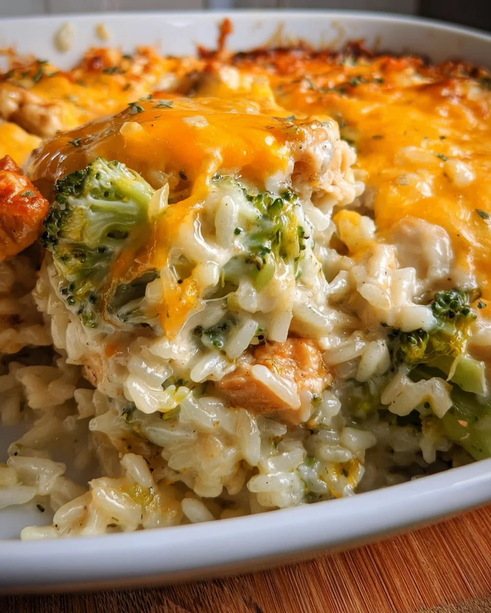 Cheesy Chicken Broccoli Rice Casserole 20 Cheesy