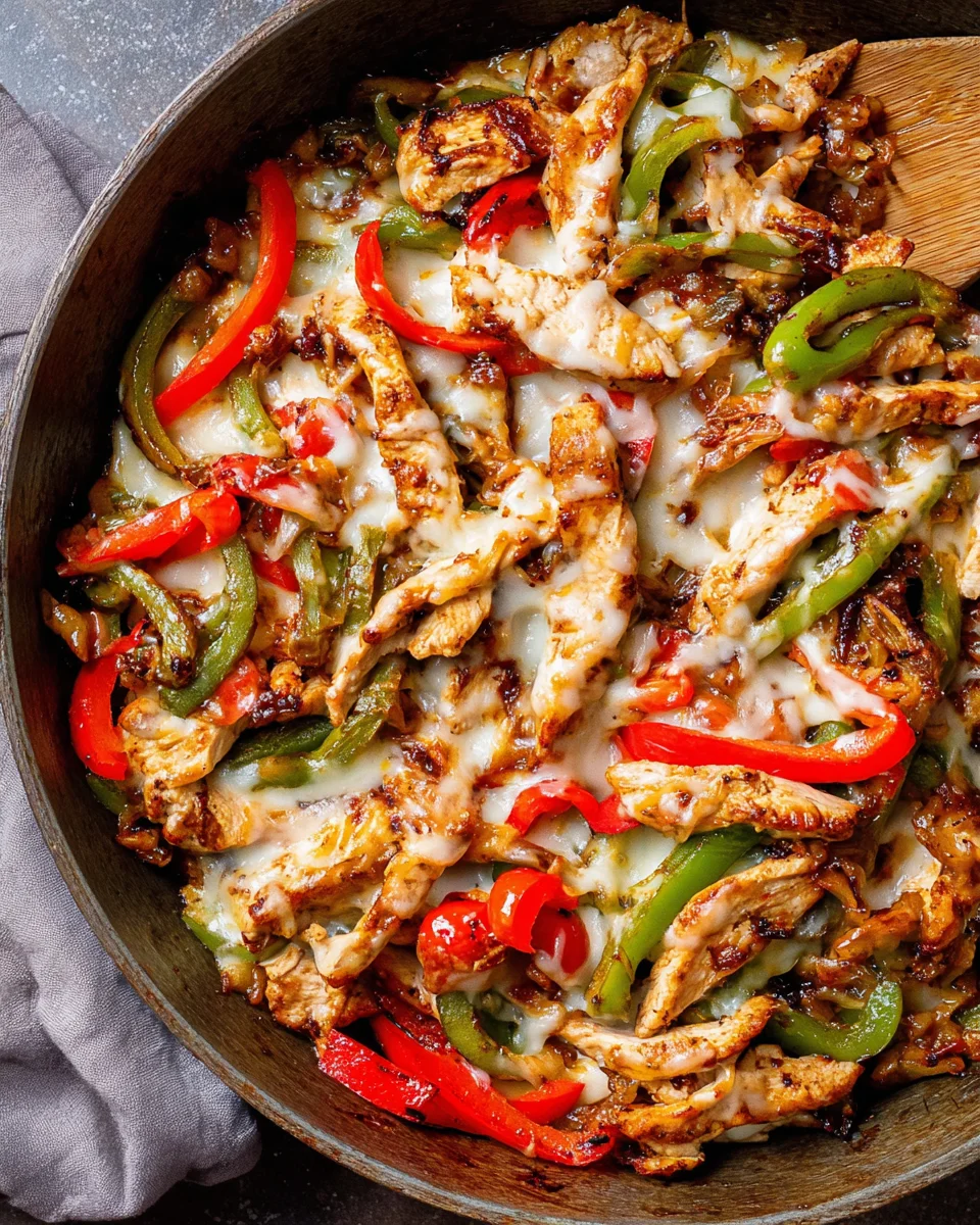 Chicken Cheesesteak Skillet