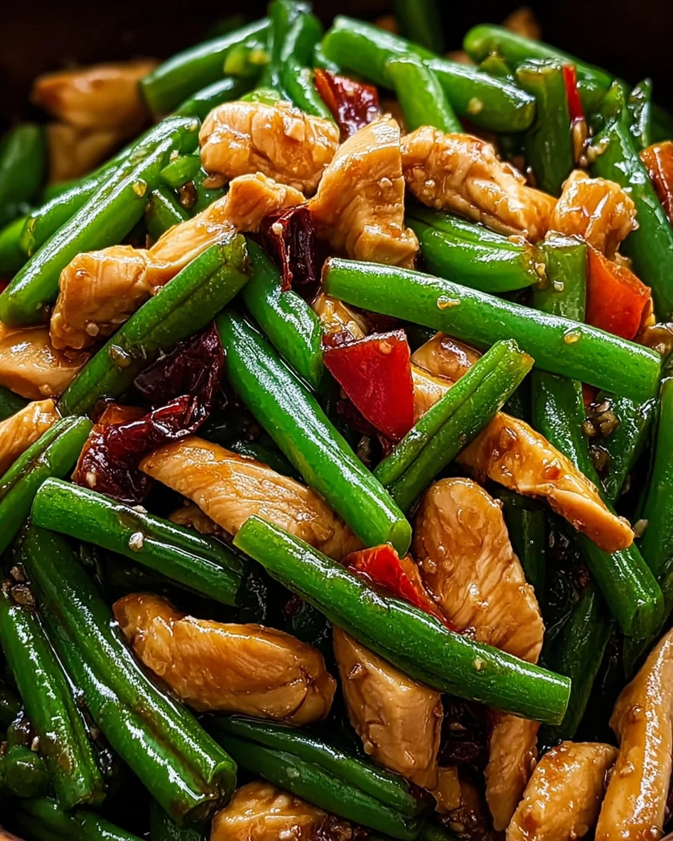 Chicken and Green Bean Stir-Fry 19 Chicken