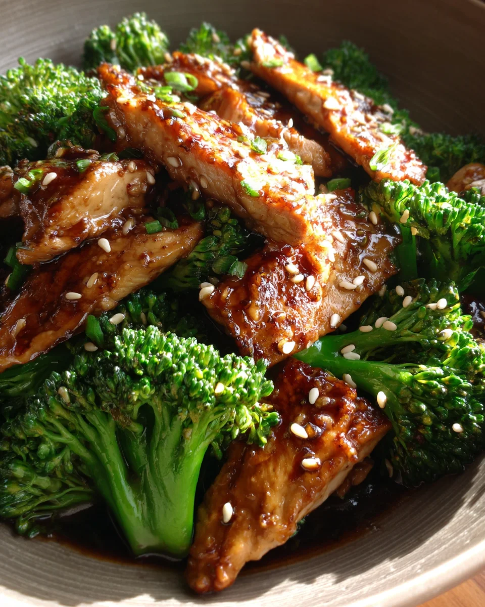 Chinese Chicken and Broccoli