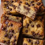 Chocolate Chip Banana Bars Recipe