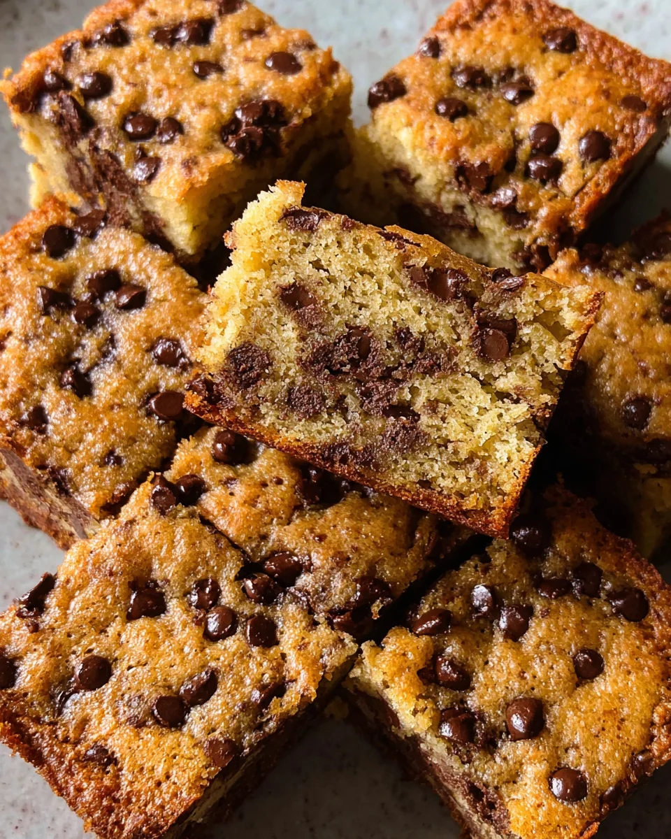 Chocolate Chip Banana Bars Recipe 21 Chocolate