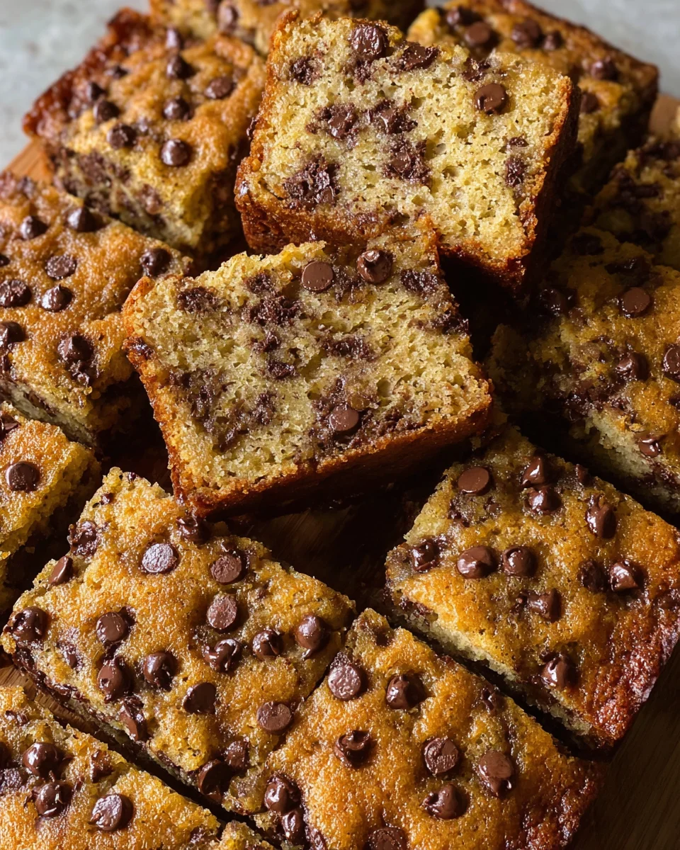 Chocolate Chip Banana Bars Recipe 22 Chocolate